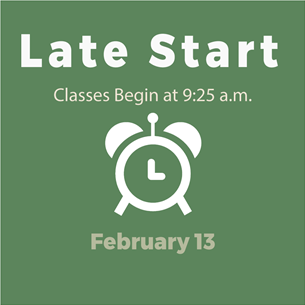 Late Start Days 2/13/20 Graphic