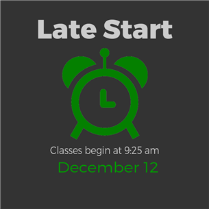 Late Start December 12 Graphic