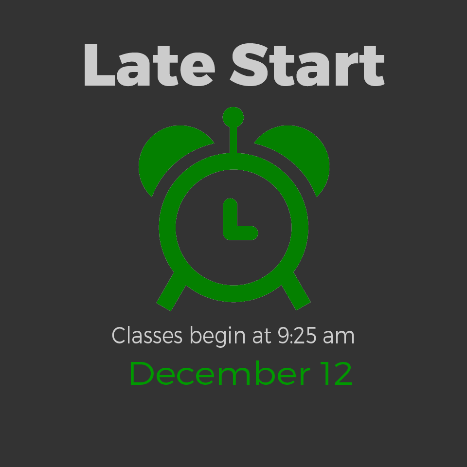 Late Start December 12 Graphic