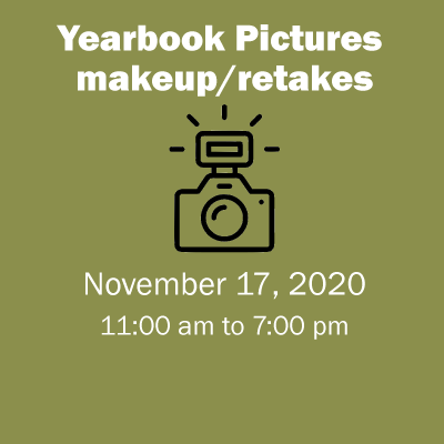 YEARBOOK PICTURE RETAKE
