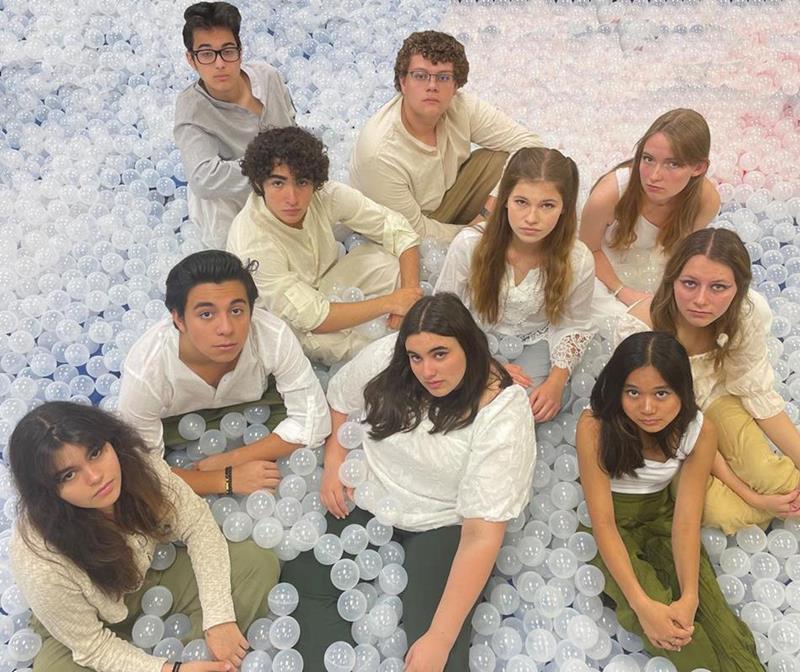 Members of Metamorphoses pose for a publicity photo