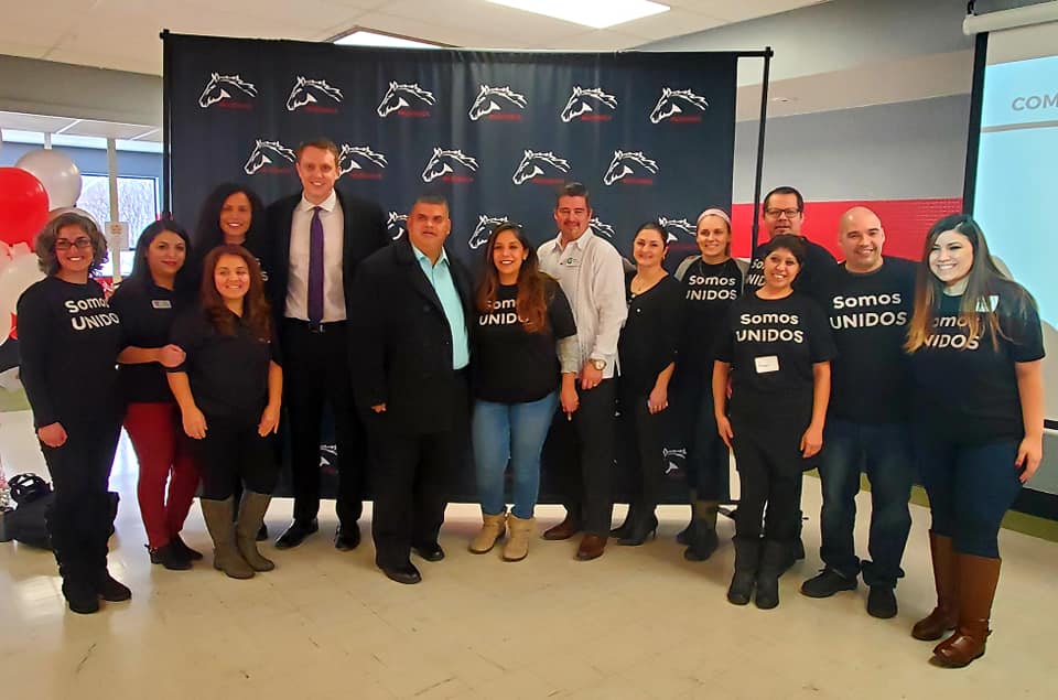 Group photo of the organizers of the event