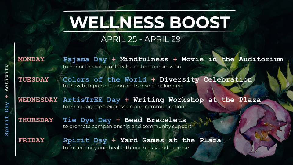 Spring 2022 Wellness Boost