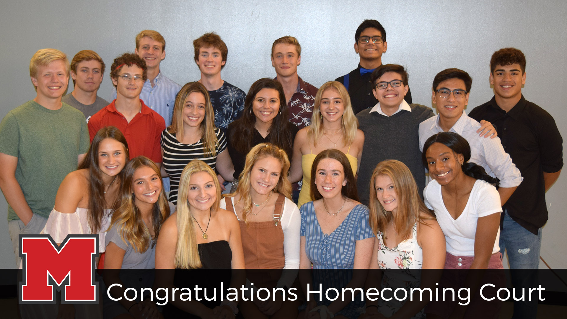 Group Photo of the top 10 guys and girls