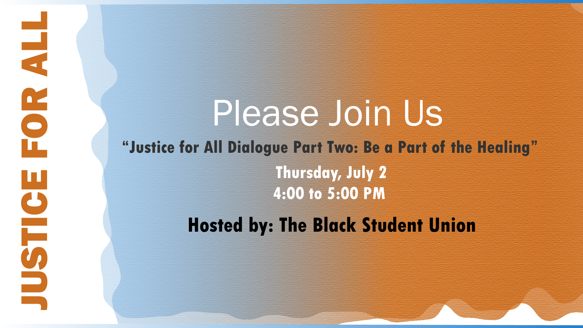 Justice for all part two graphic