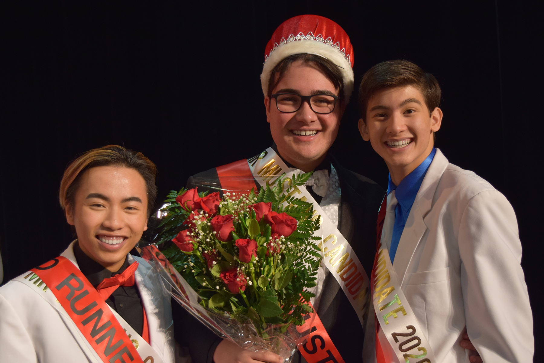 Mr. Mustang and the two runners-up 
