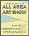 all area art show poster