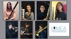 Group photo of the musicians with their instruments