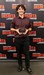 Will Gonzalez holds his award for Best Performer in an Actor.