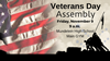 Veterans Day Assembly at MHS 11/9