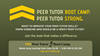 peer tutor boot camp 2018