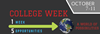 Poster announcing College Week Oct. 7-11