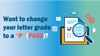 Grade Change Graphic