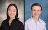 yearbook photos of Hannah Cho and Steffen Brown