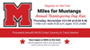 Run Miles for Mustangs is Thanksgiving Day