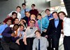Group picture of the 14 contestants and 2 emcees