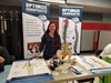 Personnel from one of the booths at the Healthfair