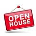 An Open House sign