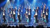 Sound, the mixed show choir, compete on stage