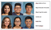Headshots of the six students