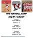 Poster with the details about the camp