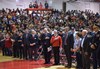 Photo of the huge crowd in the stands at last year's ceremony
