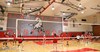 The girls Volleyball team competes in the MHS gym