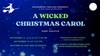 Poster for the play A Wicked Christmas Carol