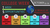 College Week is Oct 15 through 19