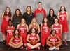 group photo of the varsity girls basketball team