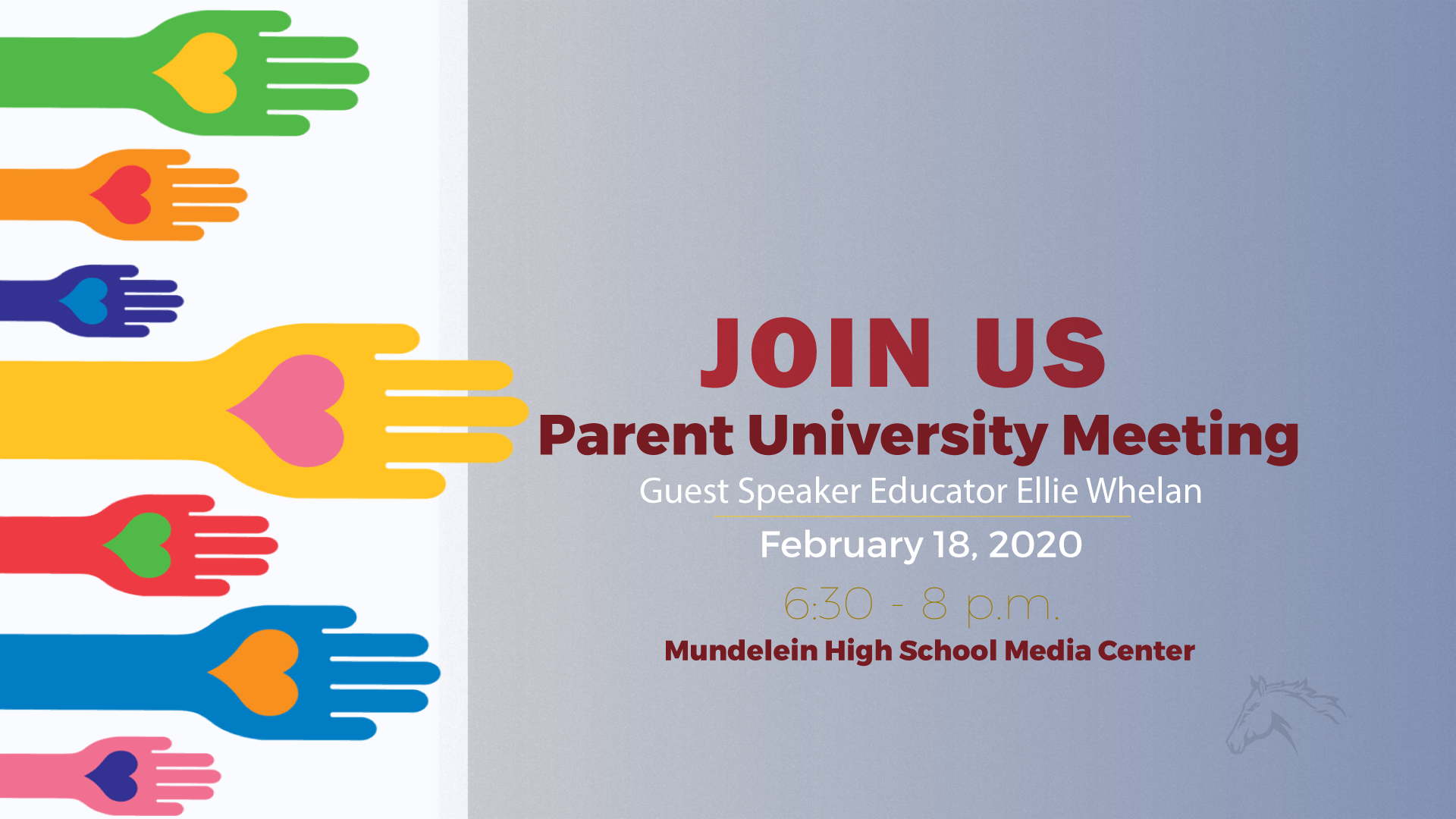 Parent University 2/18/20 Graphic