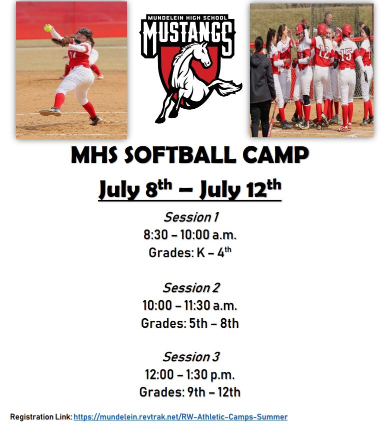 Poster with the details about the camp