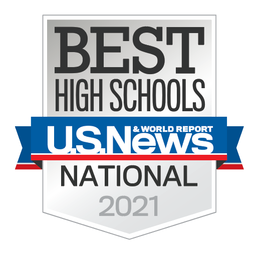 2021 Badge with BEST SCHOOLS label