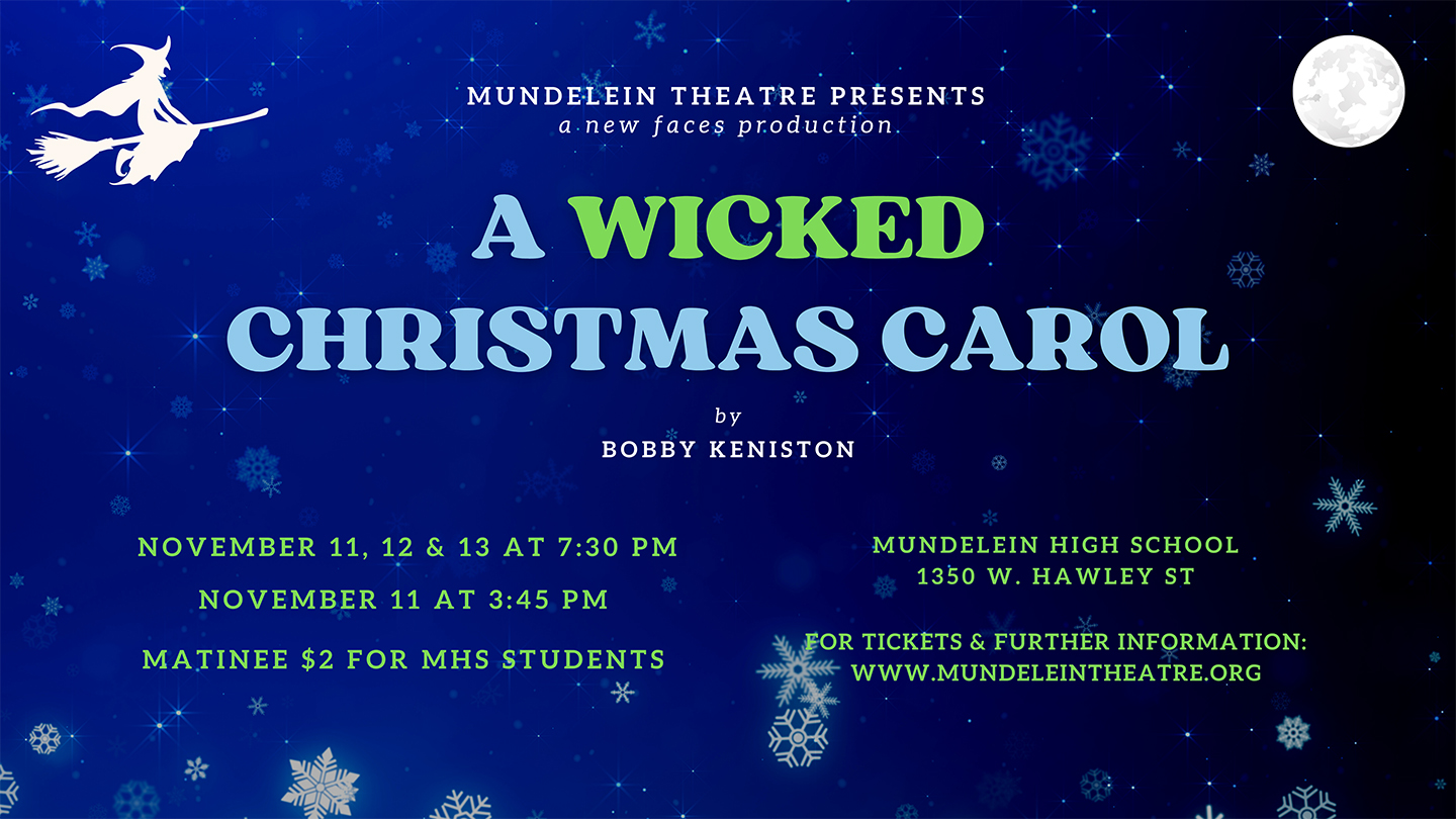 Poster for the play A Wicked Christmas Carol
