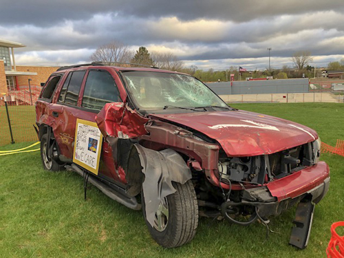 sadd prom vehicle display