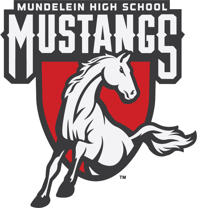 Mundelein High School Mustang Crest