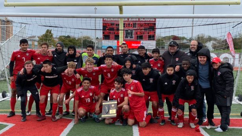 2018 IHSA Bosy Soccer Regional Champions MHS