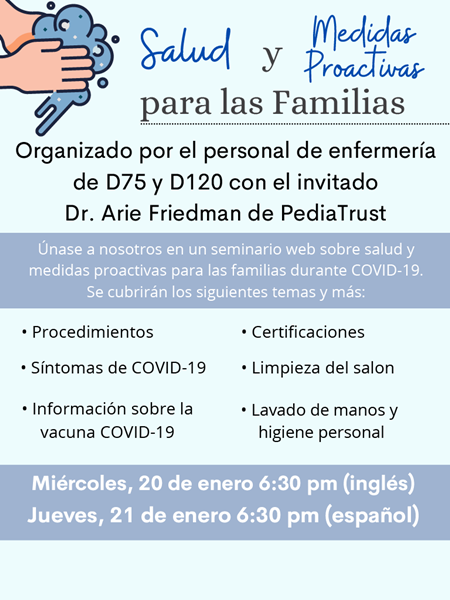 Town Hall Webinar: Health and Proactive Measures for Families