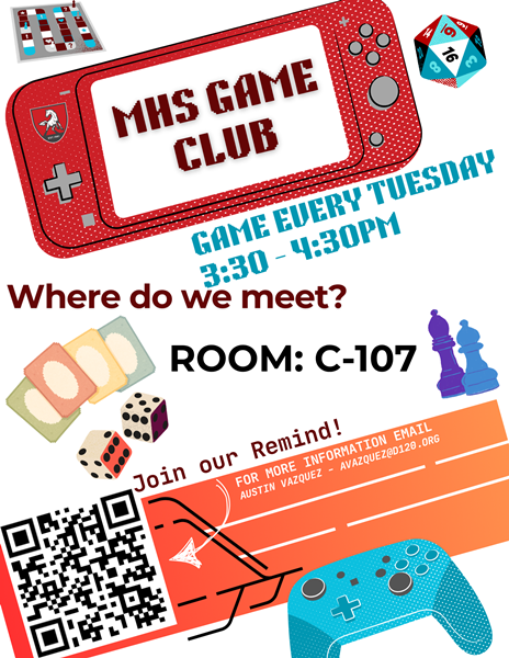 MHS_Game_Club_Flyer