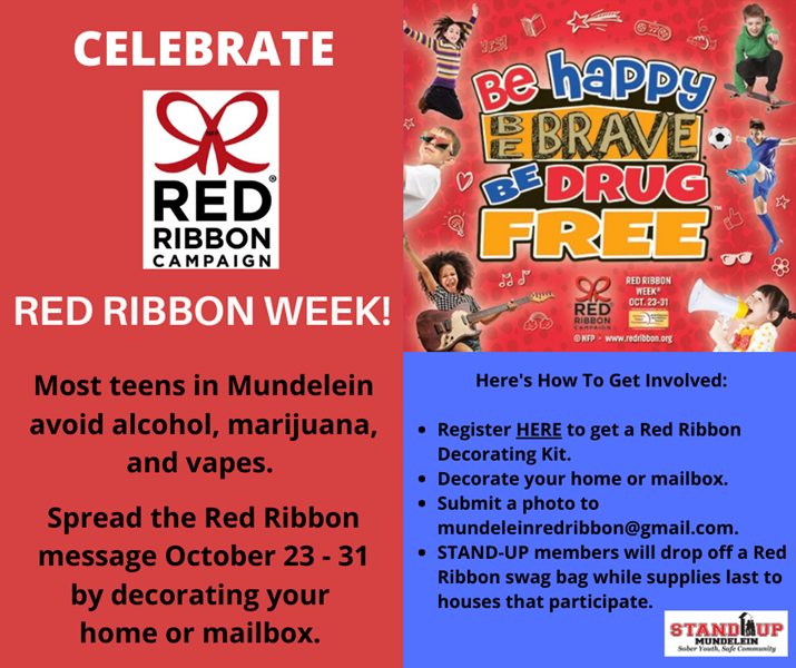 Mundelein Red Ribbon 2020 Graphic