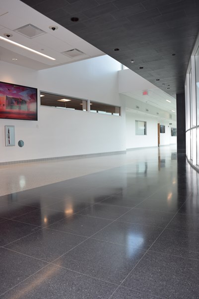 Main Hallway in STEM Addition Wing