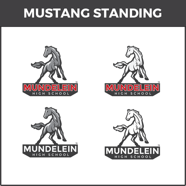 mustang standing logos