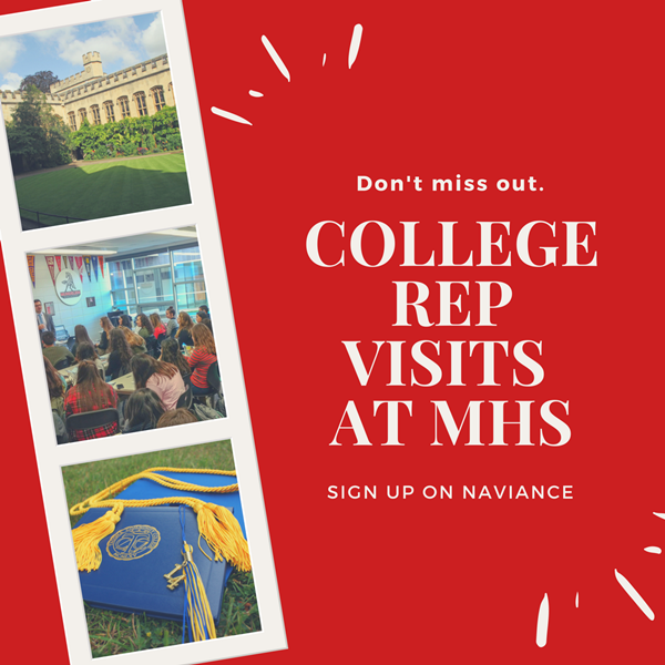 College Representative Visits Graphic