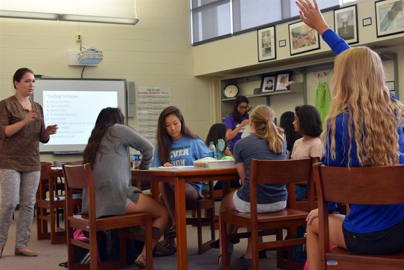 Peer Tutors in the Literacy Center